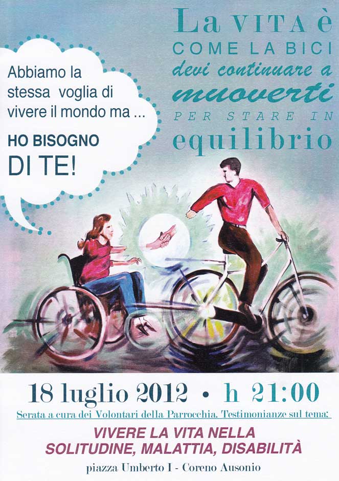 Serata promossa dai volontari di Coreno Serata del volontariato