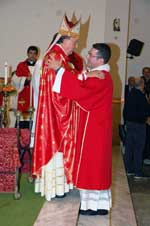 Don Maurizio con l'Arcivescovo D'Onorio