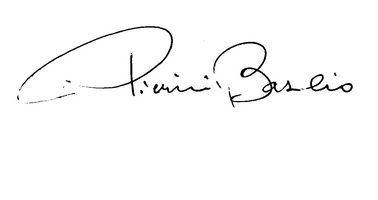 Firma del Maestro Biagino