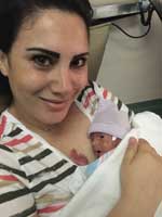 Teodoro con la mamma